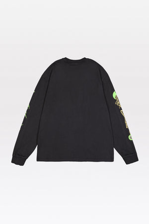 IMPLODING CONSCIOUSNESS LONGSLEEVE T-SHIRT (BLACK) – Viagra Boys US