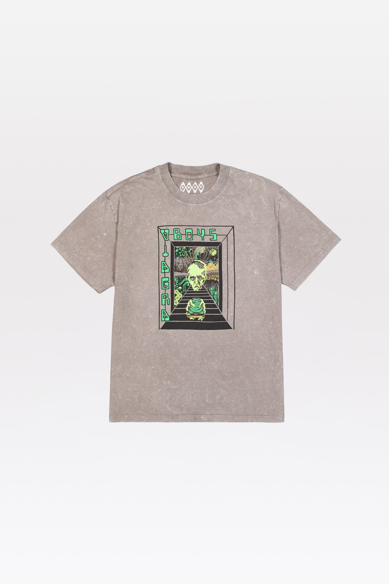 CRISIS T-SHIRT (GREY MELANGE) – Viagra Boys US