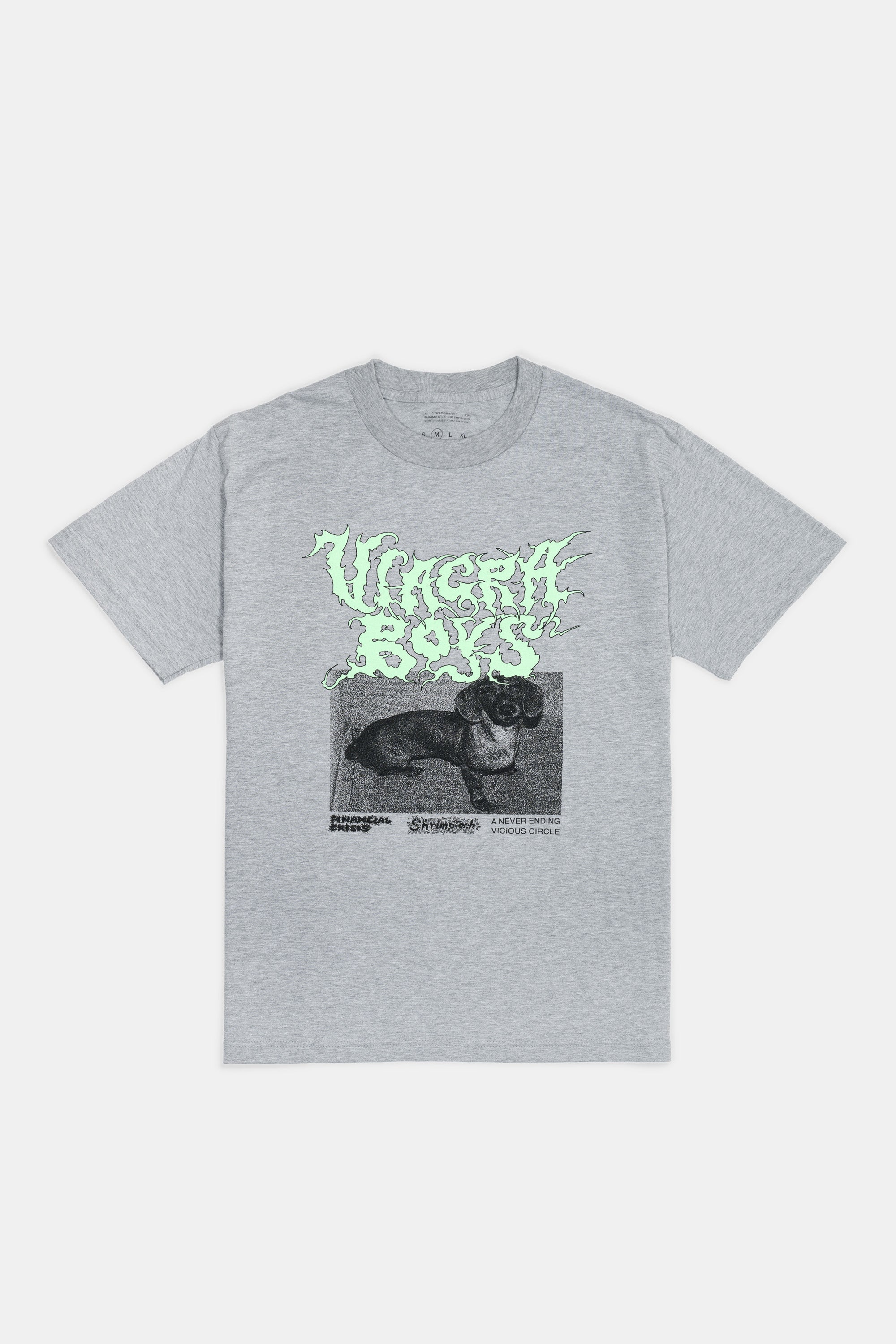 CRISIS T-SHIRT (GREY MELANGE) – Viagra Boys US