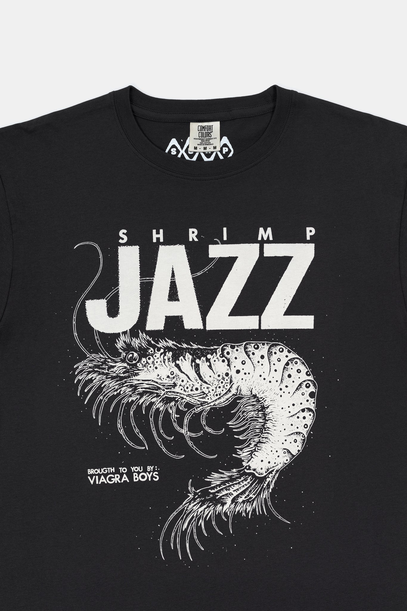 SGAP ONE SHRIMP JAZZ T-SHIRT, RAGNAR PERSSON (FADED BLACK)