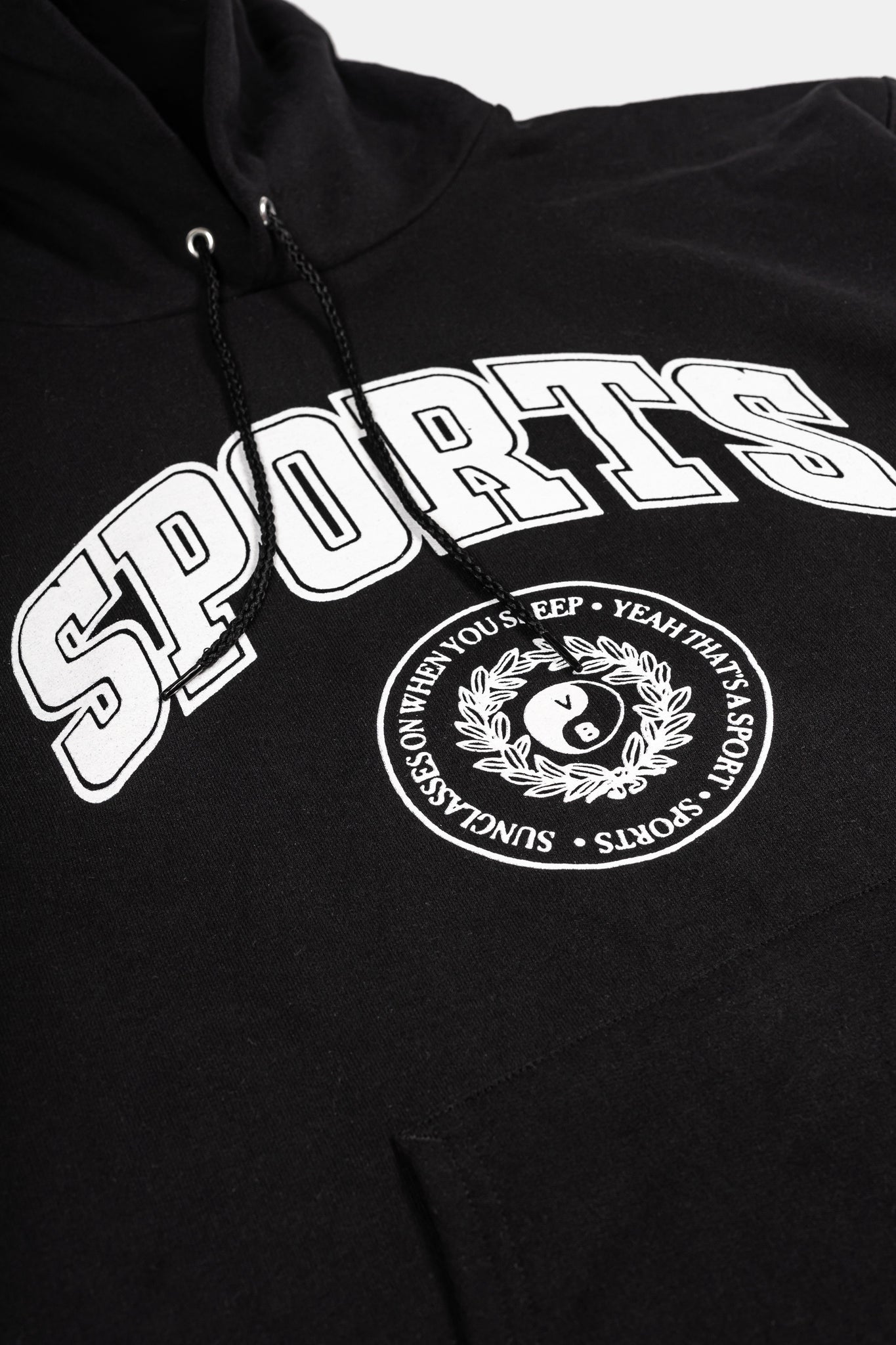 Sports Logo Hoodie (Black)