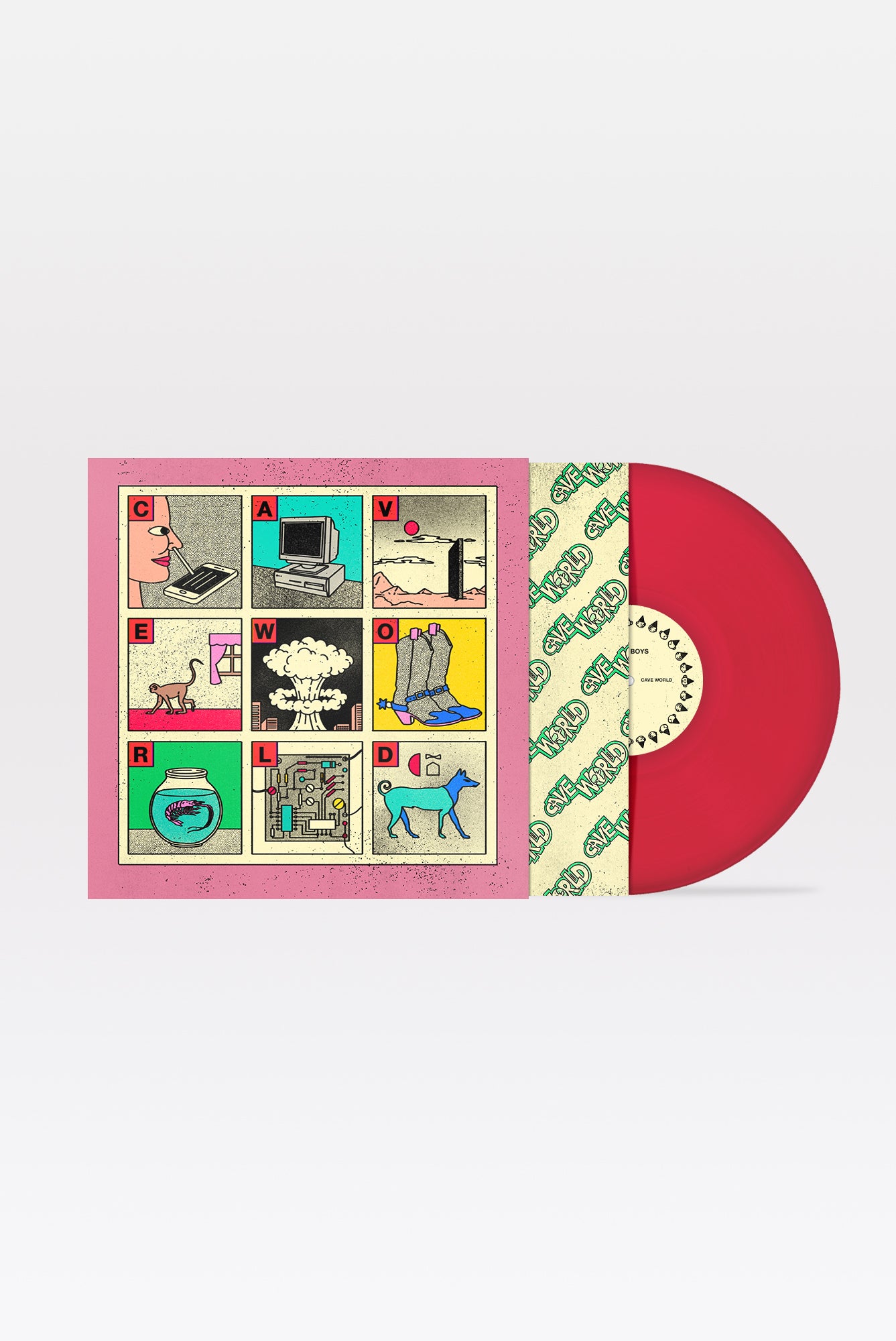 Cave World LP (Red)